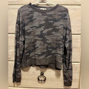 Z Supply Women’s Camo Long Sleeve Top - Size S